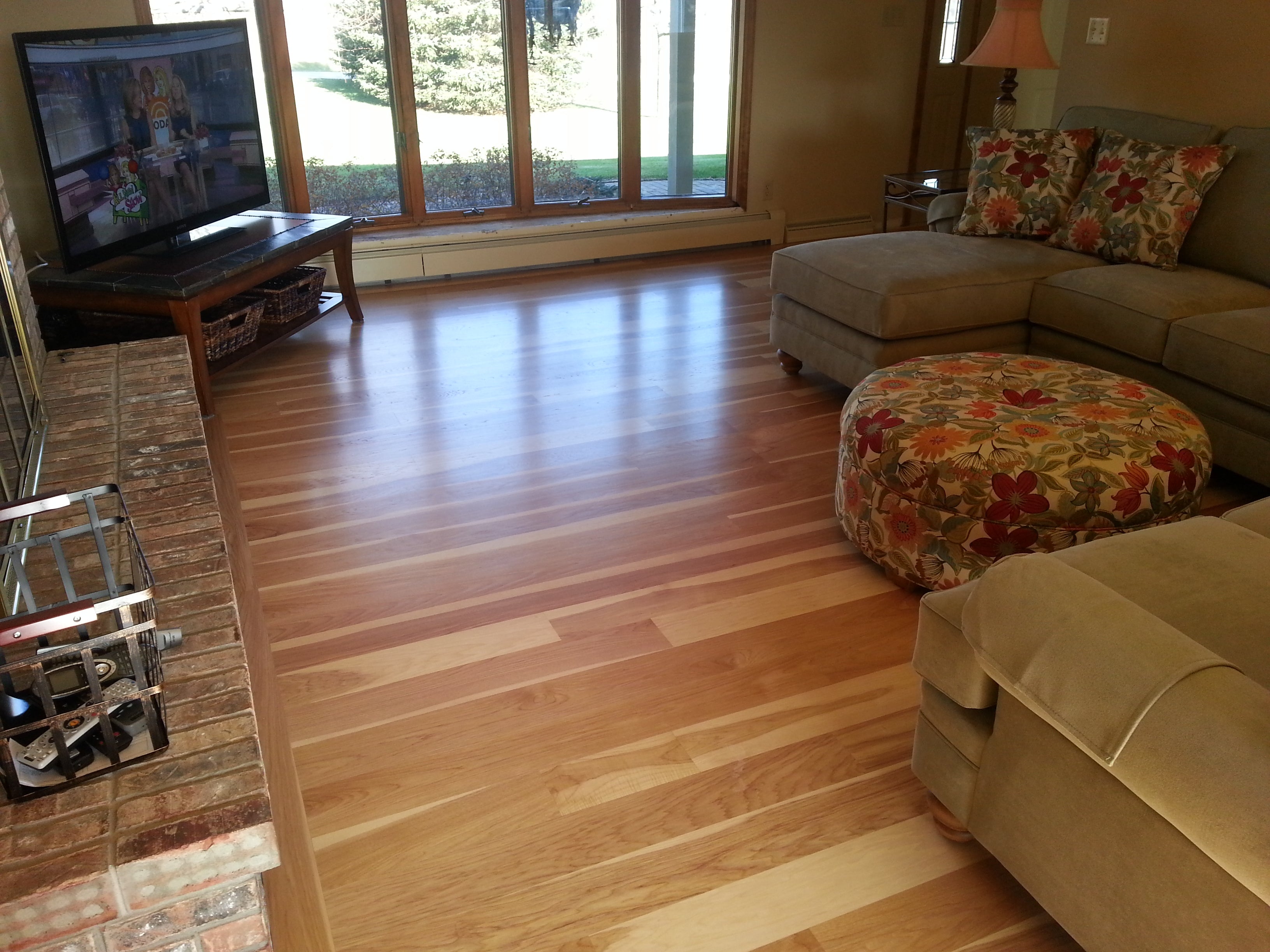 Solid Hickory Hardwood
